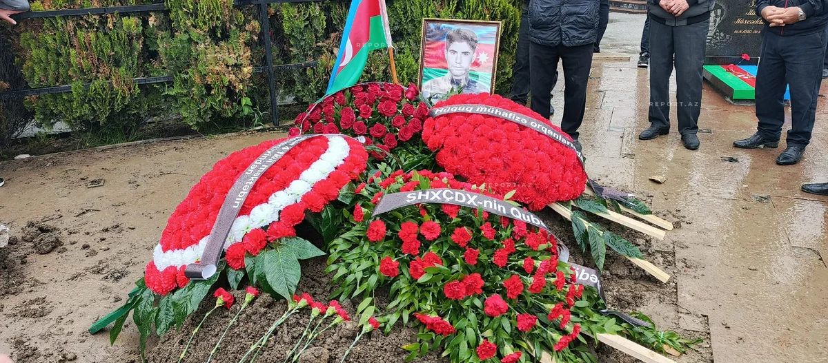 Qubada Birinci Qarabağ müharibəsinin şəhidi Elşən Ərzumanov dəfn edilib - YENİLƏNİB