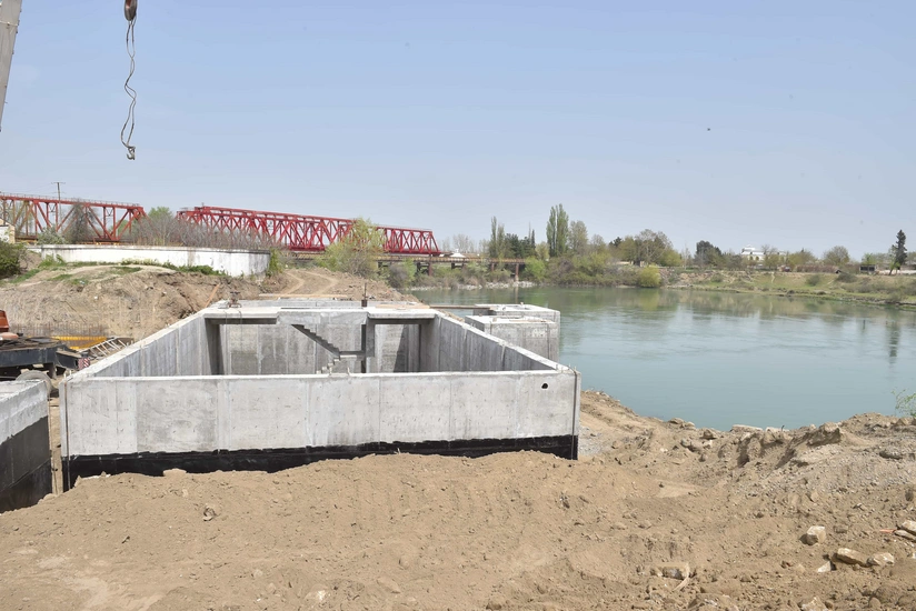 Yevlax şəhərinin içməli su təchizatı infrastrukturu yenidən qurulur