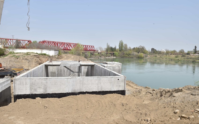 Yevlax şəhərinin içməli su təchizatı infrastrukturu yenidən qurulur