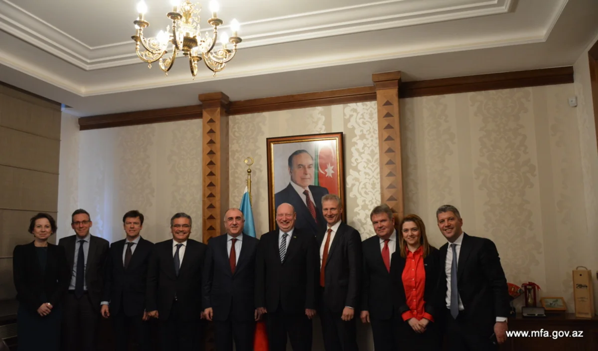 Elmar Məmmədyarov Avropa İttifaqının nümayəndə heyəti ilə görüşüb