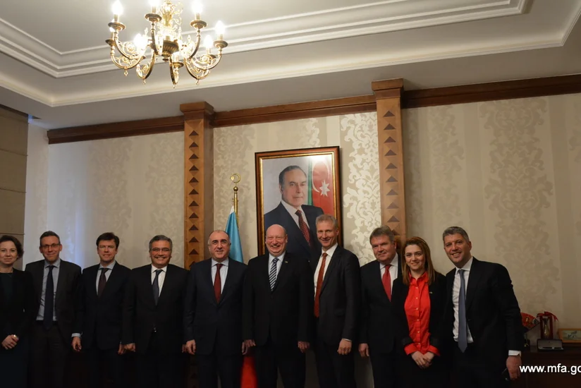 Elmar Məmmədyarov Avropa İttifaqının nümayəndə heyəti ilə görüşüb