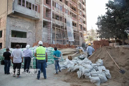 Binəqədidə yanan binada təmir işləri sentyabrda yekunlaşacaq - FOTO