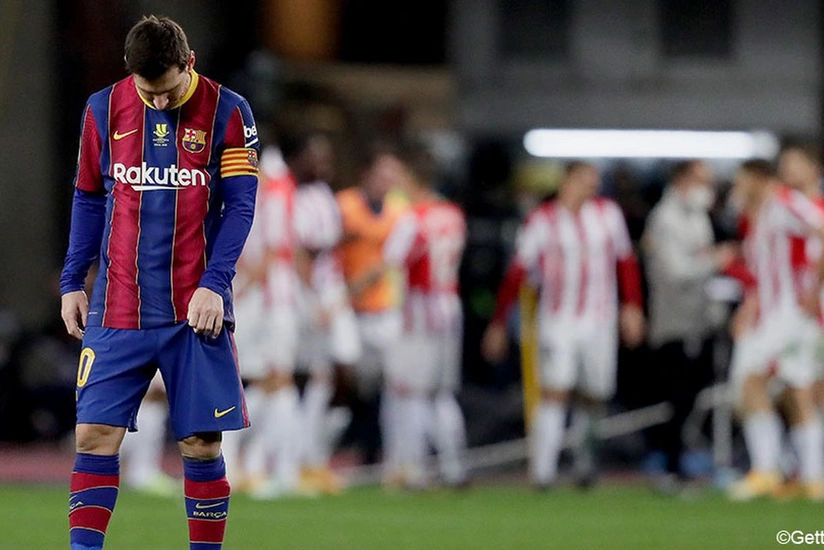 Messi qovuldu, Atletik İspaniya Super Kubokunu qazandı