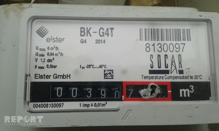 Göyçayda sakinlərə məxsus 15 qaz sayğacı sındırılıb - FOTO