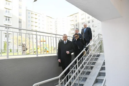 Prezident İlham Əliyev və birinci xanım Mehriban Əliyeva MİDA-nın Yasamal yaşayış kompleksinin açılışında iştirak ediblər - YENİLƏNİB