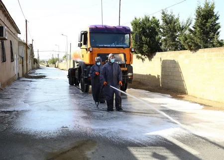 Bakıda 550 küçə dezinfeksiya edilib