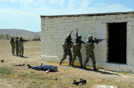 Делегация Казахстана посетила Управление военной полиции министерства обороны