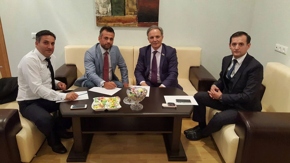 Mətbuat Şurasında Şimali Kipr Türk Cümhuriyyətindən olan nümayəndələrlə görüş keçirilib