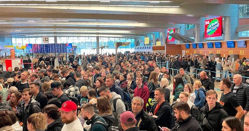 Rusiyada PUA-ların hücumları fonunda aeroportlarda reyslər gecikib