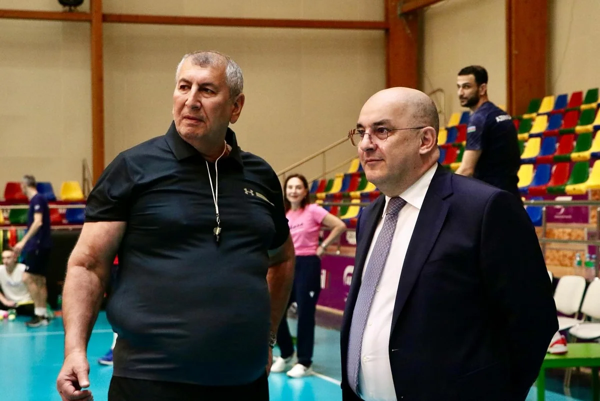 Şahin Bağırov Azərbaycan voleybol millisinin üzvləri ilə görüşüb