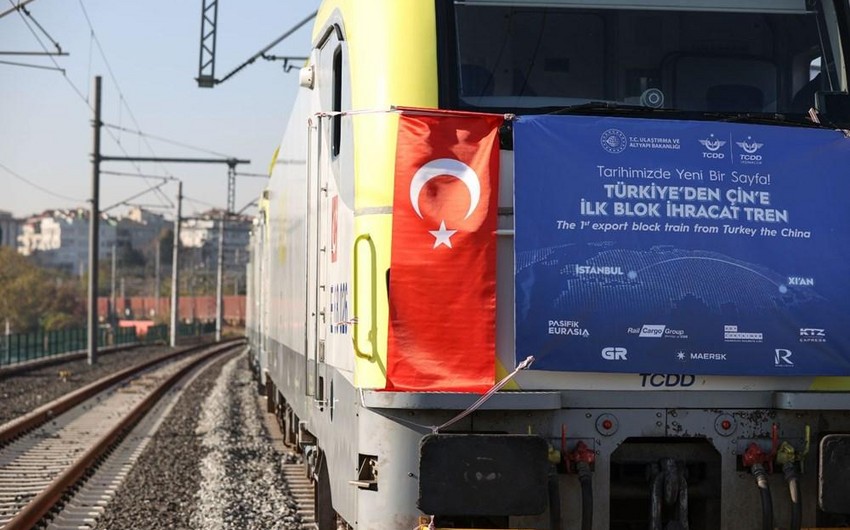 Türkiyənin Azərbaycan ərazisindən keçmiş 2-ci ixrac qatarı Çinə çatıb