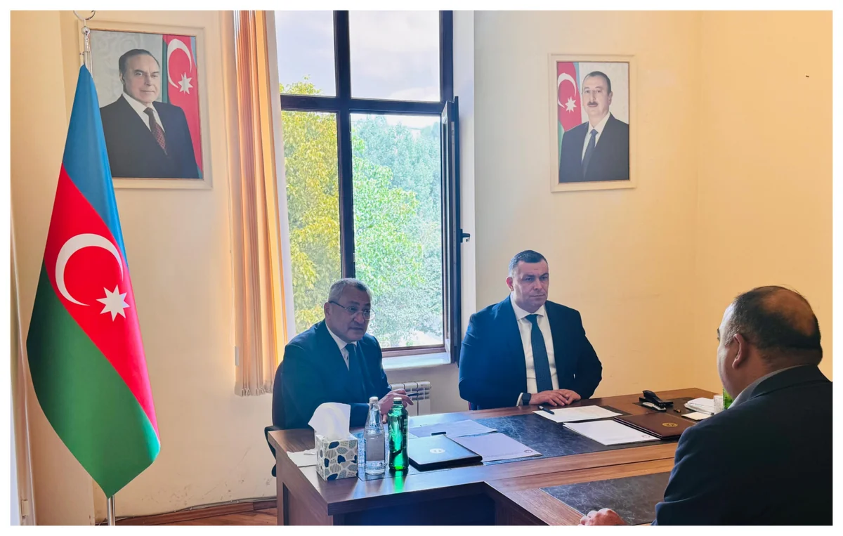 Rövşən Rzayev Daşkəsəndə vətəndaşları qəbul edib