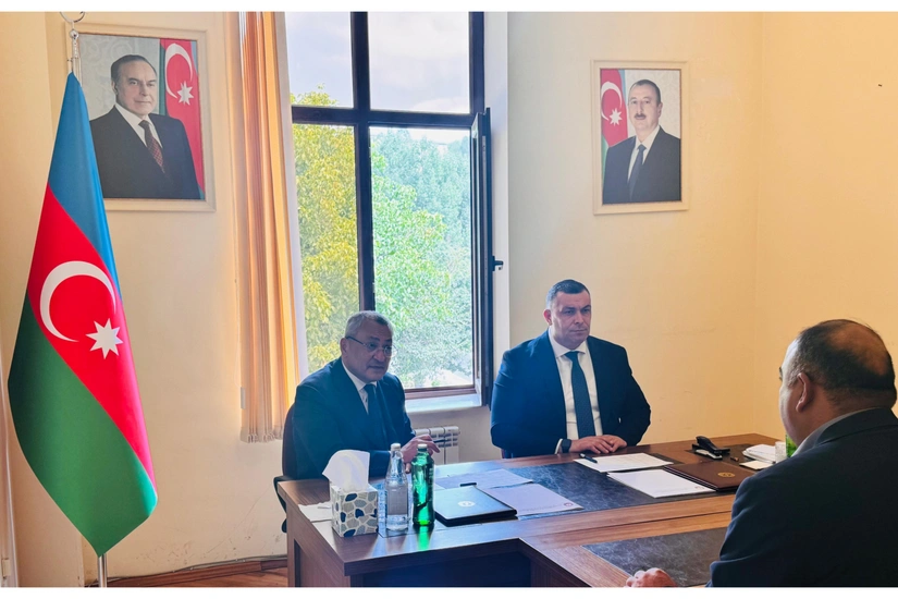 Rövşən Rzayev Daşkəsəndə vətəndaşları qəbul edib