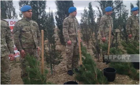 Türkiyəli şəhid ailələri Tərtərdə olublar