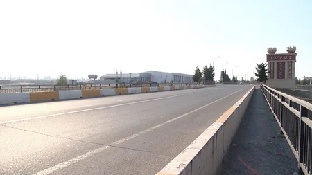 Zəyəmçay üzərindəki qəzalı körpü bərpa edilir