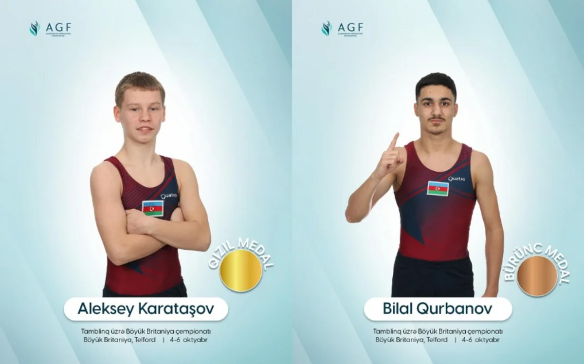 Azərbaycan gimnastları beynəlxalq turnirdə 1 qızıl, 1 bürünc medal qazanıblar