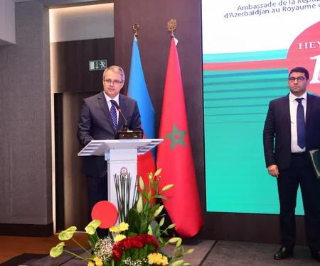 Rabatda Müstəqilliyin Bərpası Günü və Ulu Öndərin 100 illik yubileyi münasibətilə ziyafət verilib