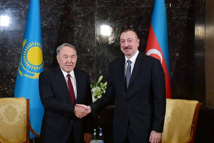 Prezident İlham Əliyev Nursultan Nazarbayevi təbrik edib