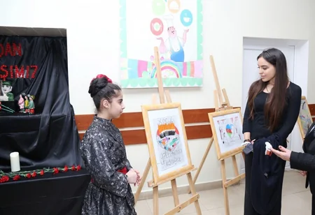 Leyla Əliyeva Suraxanıdakı 2 saylı uşaq evinin sakinləri ilə görüşüb