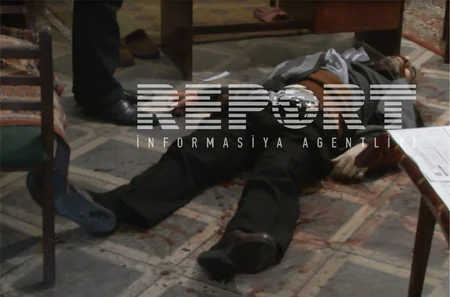 ​Bakıda falçı qətlə yetirilib - FOTOLAR