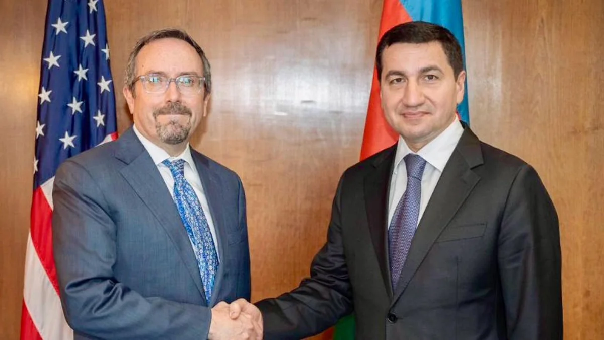 Hikmat Hajiyev visits US, meets with US Acting Under Secretary