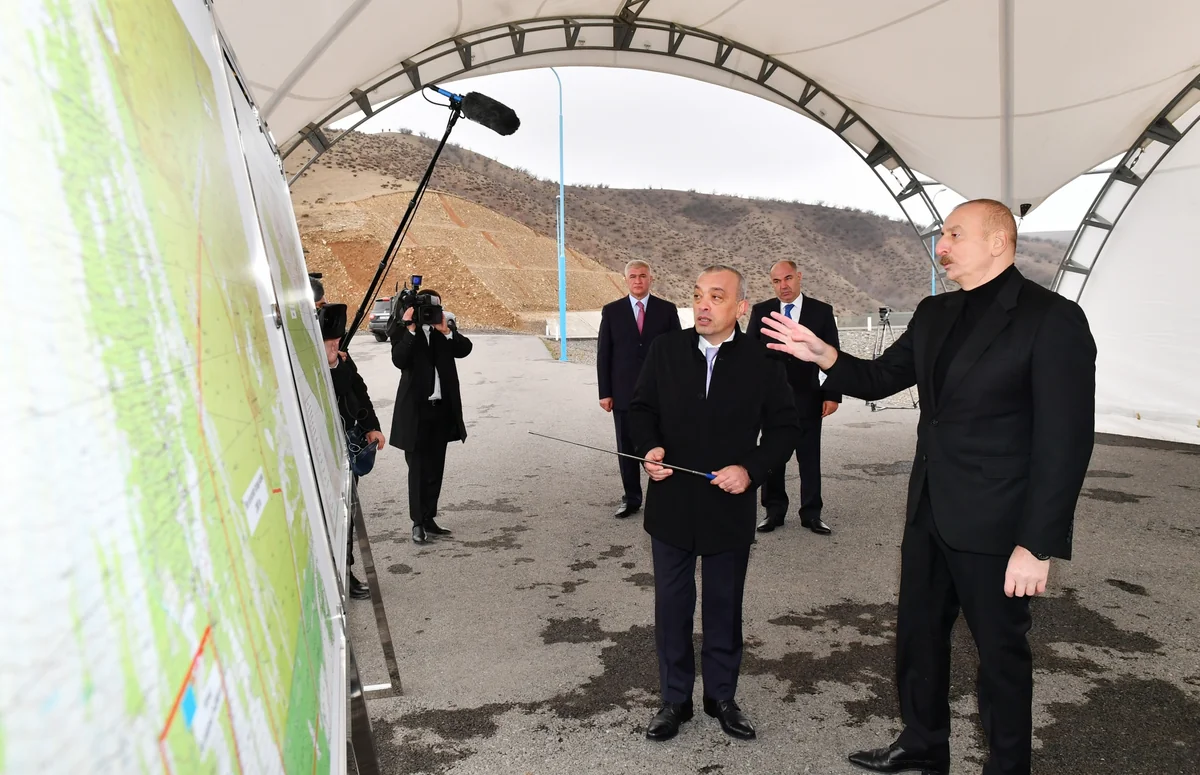 Facilities providing irrigation water to land plot of Shaki-Oghuz Agropark commissioned
