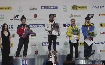 Kiyevdə keçirilən beynəlxalq güləş turnirinin ilk günündə Azərbaycan idmançıları 4 medal qazanıb - VİDEO