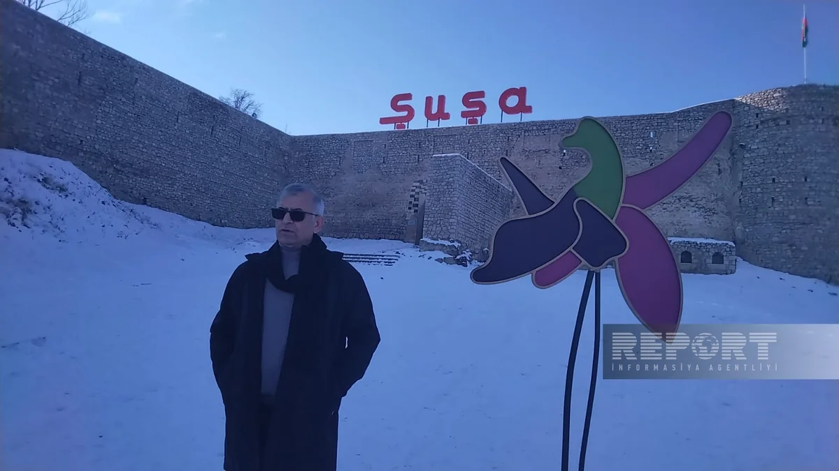 İsveçdə yaşayan güney azərbaycanlı jurnalist Şuşaya səfər edib