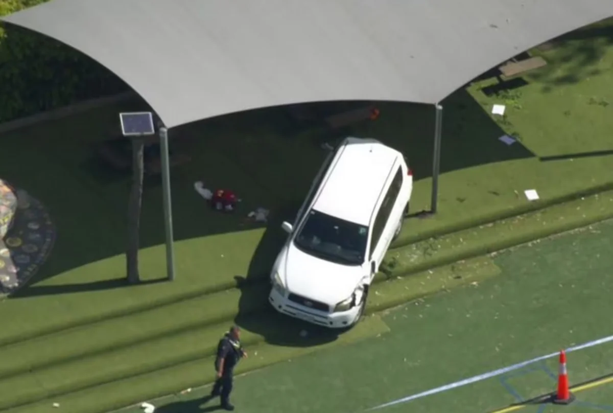 Boy, 11, dead and four other children injured after car crashes into Melbourne school