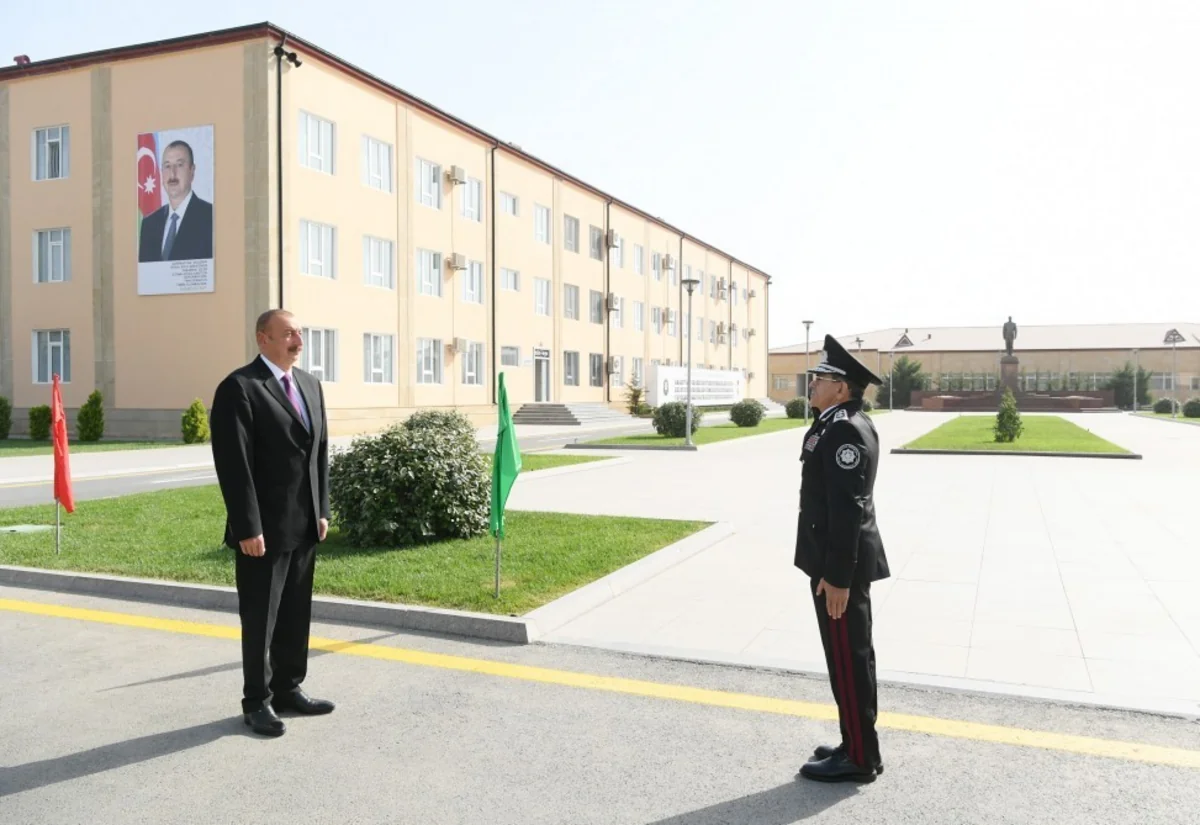 Prezident İlham Əliyev DTX-nin N saylı hərbi hissəsində gənc əsgərlərin andiçmə mərasimində iştirak edib - YENİLƏNİB - FOTO