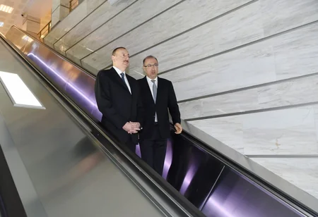 Azərbaycan Prezidenti metronun “Avtovağzal” və “Memar Əcəmi” stansiyalarının açılışında iştirak edib