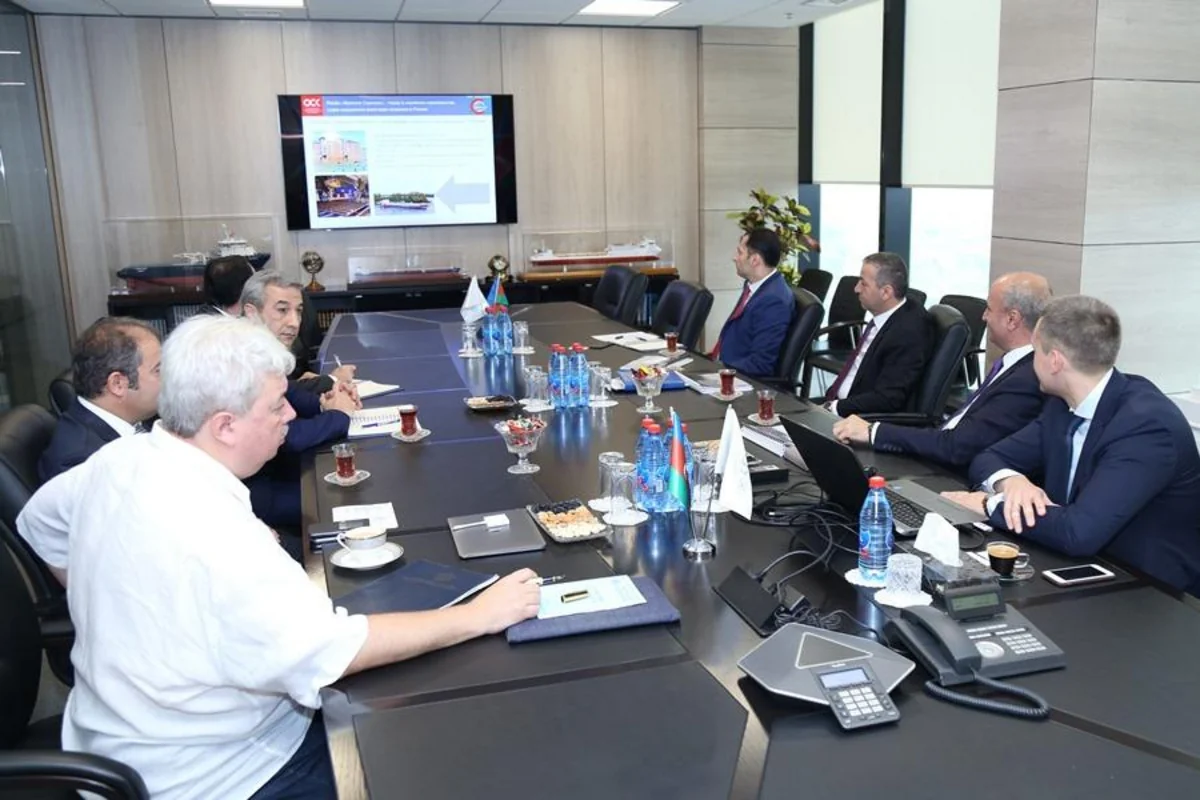 Azerbaijan Caspian Shipping Company hosts Russian shipbuilding corporation