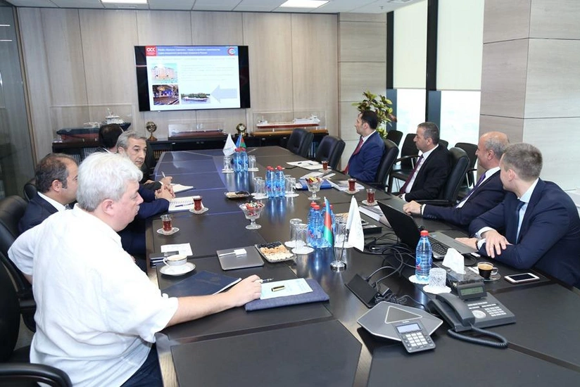Azerbaijan Caspian Shipping Company hosts Russian shipbuilding corporation