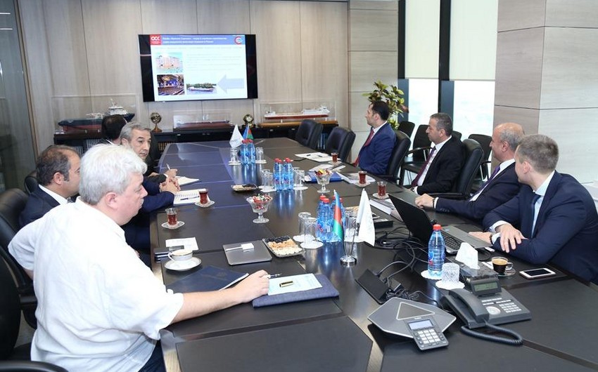 Azerbaijan Caspian Shipping Company hosts Russian shipbuilding corporation