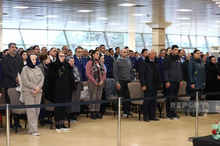 Bakıda təyyarə qəzasında həlak olan ekipaj üzvləri ilə vida mərasimi başa çatıb - YENİLƏNİB-2