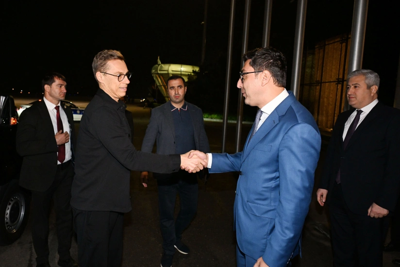 Президент Финляндии прибыл c визитом в Азербайджан