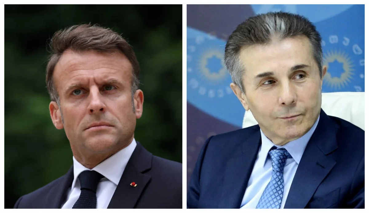 Makron və İvanişvili Gürcüstandakı vəziyyəti müzakirə ediblər