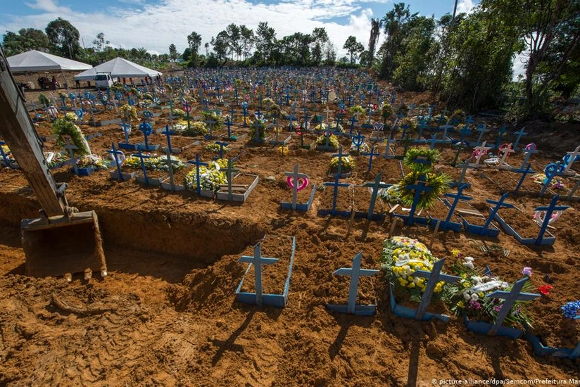 Braziliyada pandemiyadan ölənlərin sayı 150 mini ötdü