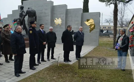 В северо-западных районах Азербайджана почтили память шехидов 20 Января
