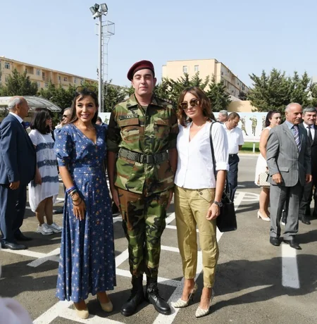 Azərbaycan Prezidentinin oğlu Heydər Əliyev Vətənə sədaqət andı içib - FOTO - VİDEO