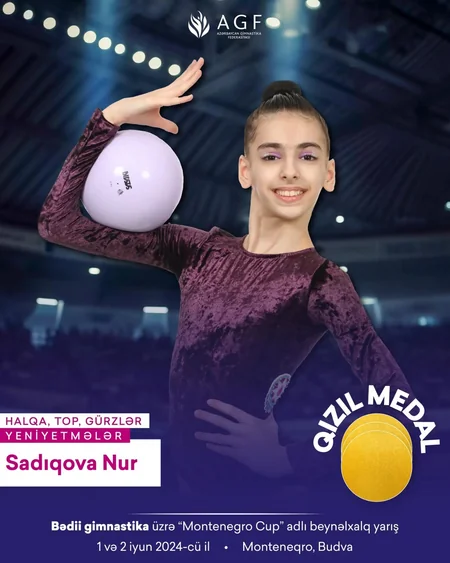 Azərbaycan gimnastları Monteneqroda yeddi qızıl medal qazanıblar