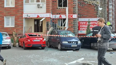 PHOTOS from site of massive airstrike on Kyiv