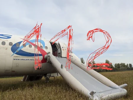 При аварийной посадке Airbus в Новосибирской области пострадали пять человек