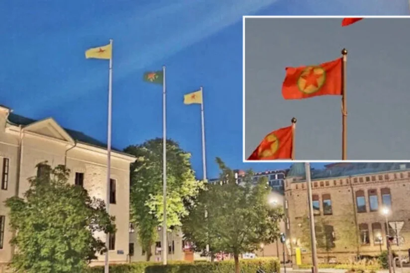 В Швеции вывесили флаги Рабочей партии Курдистана перед зданиями госучреждений