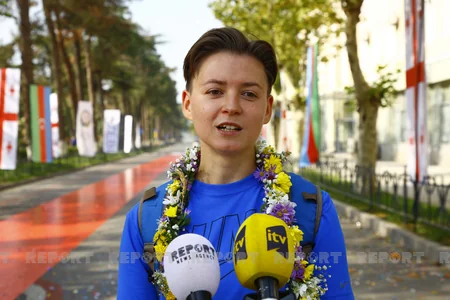 Tbilisi-Rustavi marathon dedicated to Independence Day of Azerbaijan ends