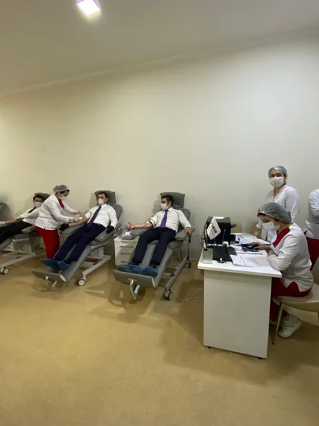 BŞİH əməkdaşları qanvermə aksiyasına qoşuldu
