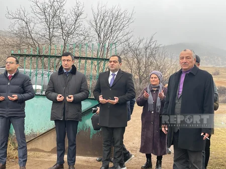Gürcüstanda 20 Yanvar şəhidinin məzarı ziyarət olunub