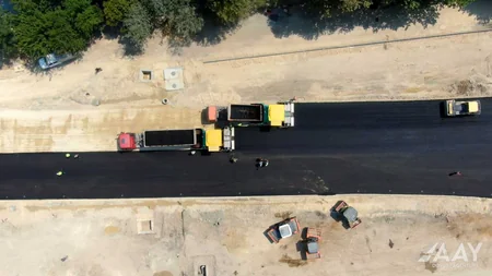 Cavanşir körpüsünün yerində asfaltlanma işlərinə başlanılıb