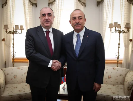 İstanbulda Azərbaycan və Türkiyənin xarici işlər nazirlərinin görüşü olub - FOTO - VİDEO
