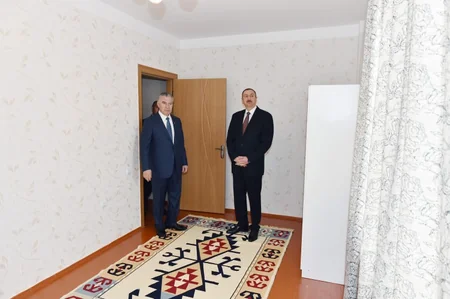 ​Prezident İlham Əliyev Bərdəyə səfər edib
